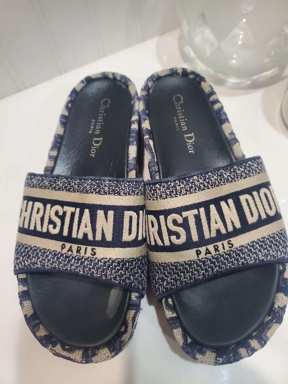 Christian Dior Platform Sandals size 6 pls read